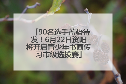 90名选手蓄势待发！6月22日资阳将开启青少年书画传习市级选拔赛